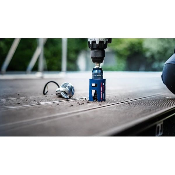 BOSCH PROFESSIONAL - EXPERT Konstruktion Material Power Change Plus 6 20 till 60 mm - 15 delar hålsågsset