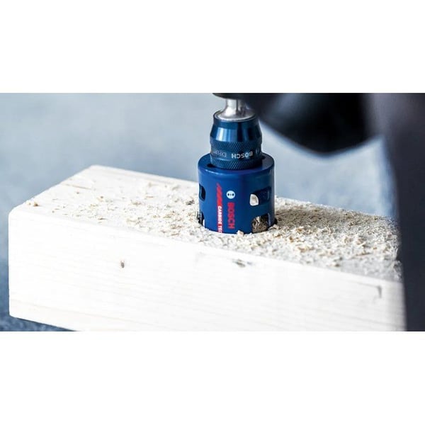 BOSCH PROFESSIONAL - EXPERT Konstruktion Material Power Change Plus 6 20 till 60 mm - 15 delar hålsågsset