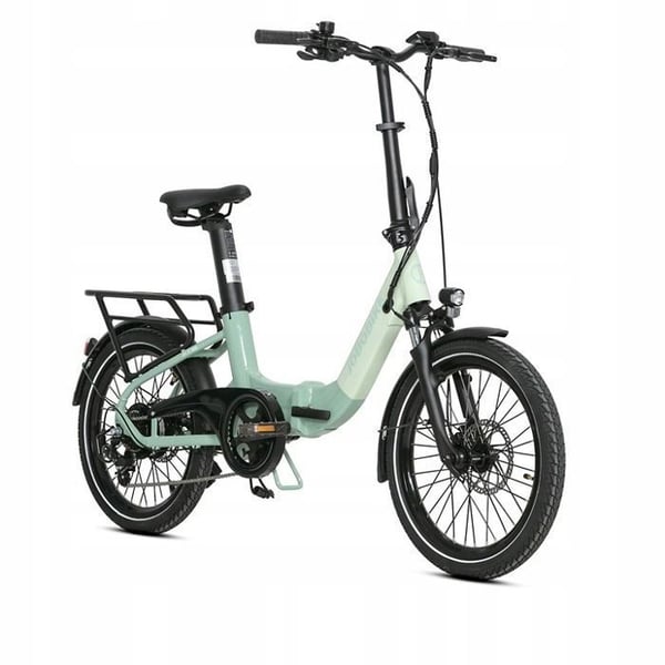 Folding elcykel - JOBOBIKE - ACE PRO - 250 W - 36 V - 10 Ah - Lys grøn