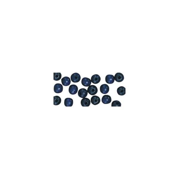 Stora hål pärlor, polerade, 10/8 mm, 39 st, mörkblå