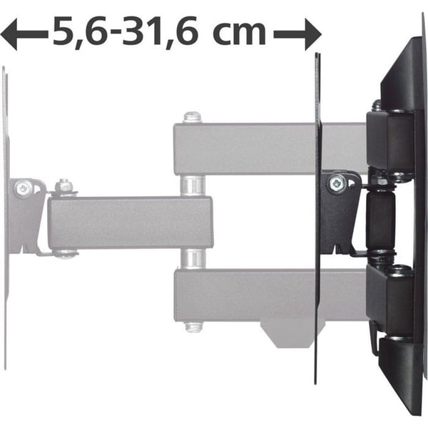 Stöd Mural TV - HAMA - Neigen och vridbar - 19-48 tum - Max. vikt 20 kg - VESA 75x75 till 200x200