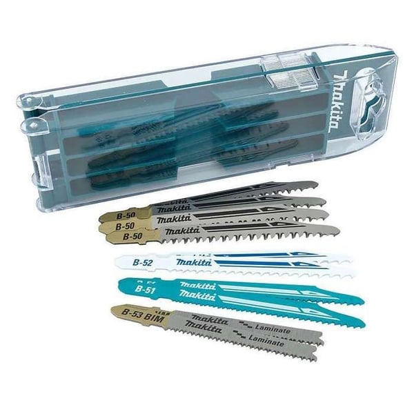 Sågblad för sticksåg - MAKITA - B-44426 (B-50/B-51) - 100 mm - Trä/PVC/Metall/Rostfritt - Pack med 10 universella kompatibla