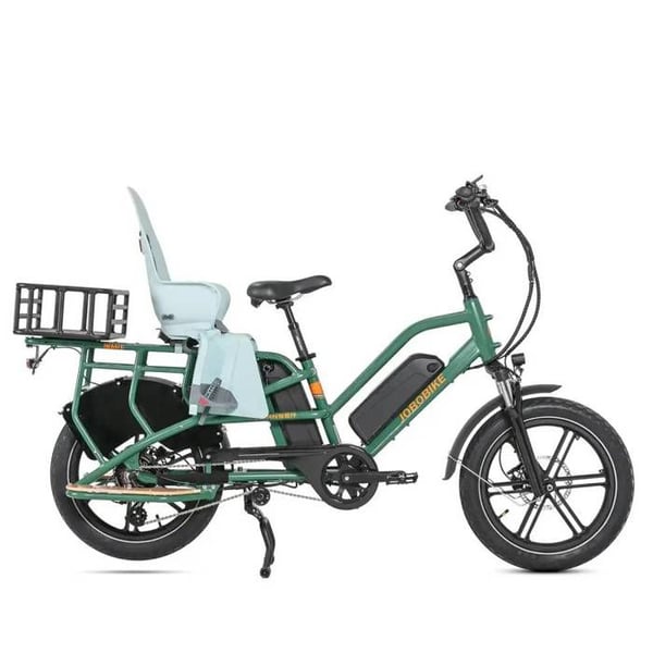 Jobobike Transer-N50 Elcykel för Vuxna, Motor 250 W, Batteri 48 V 13 Ah, Breda Däck 20 Tum