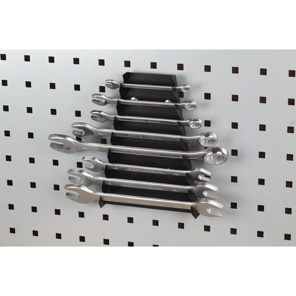 Nyckelring för perforerat panel - wolfcraft - Modern - Svart - Polyeten