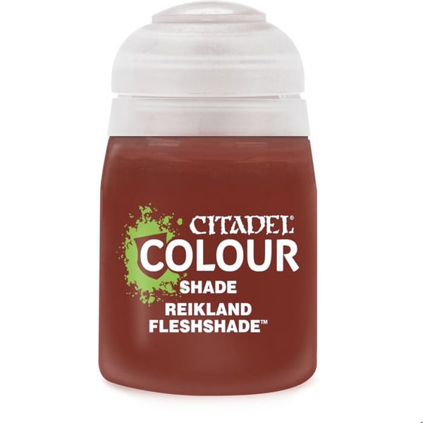 Målarfärg - GAMES WORKSHOP - Citadel Shade Reikland - Brun - 18 ml - Matt Finish