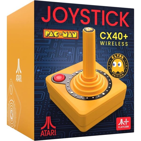 Pac-Man CX-40+ Trådlös Joystick - Orange Clyde Pac-Man CX-40+ Trådlös Joystick - Orange Clyde