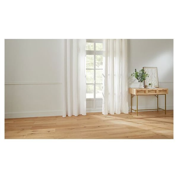 Set med 2 voilager "Noa" mönster randiga plisserade, 140 x 240 cm Atmosphera