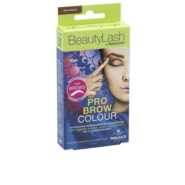 Kit för ögonbrynsfärg BEAUTYLASH PRO BROW COLOUR #Ljusbrun 1 enhet