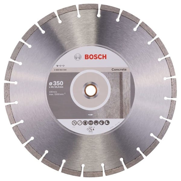Diamantskiva - BOSCH - 2608602544 - Ø 350 mm - För betong - Hög prestanda