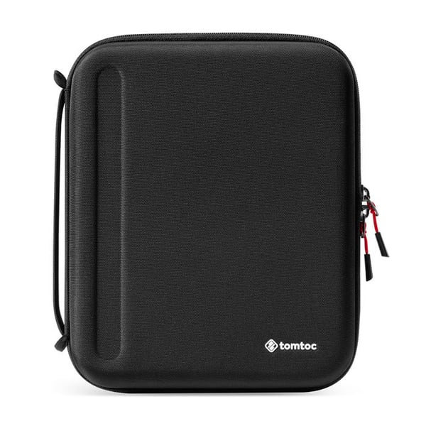 iPad Pro 12.9-fodral - TOMTOC - FancyCase - Svart - Förstärkt skydd - Inkluderad rem