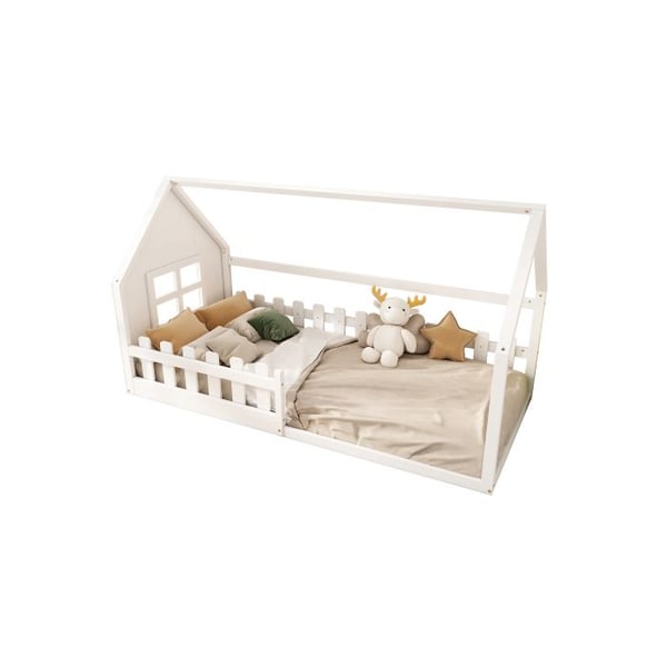 Barneseng - MUVOE - 90x200cm - Maison design - Hvid - Nem montering