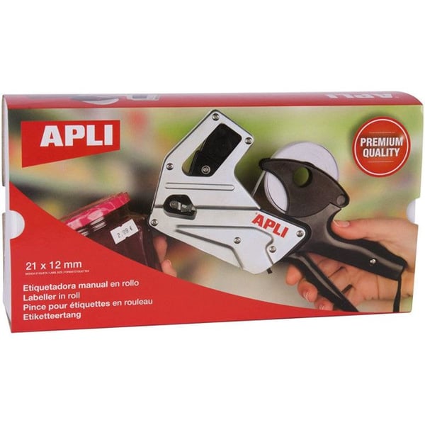Etikettsorteringspincett - AGIPA - 1 digital rad - 8 tecken - Aluminium - Ergonomisk
