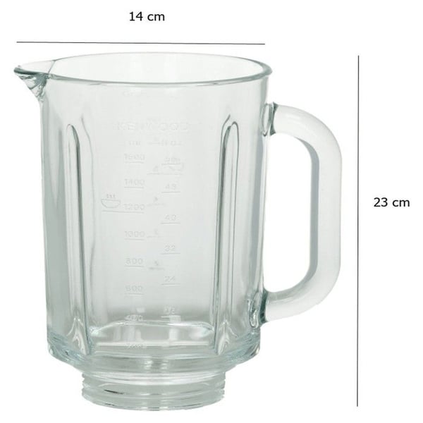 Glasbehållare 1.6L - Kenwood - Kompatibel BL760/BL770