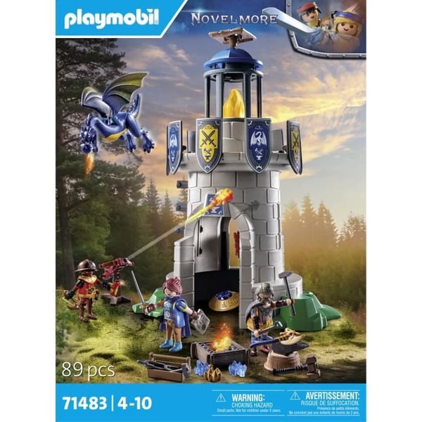PLAYMOBIL 71483 Novelmore Novelmore Knights Turret med drake