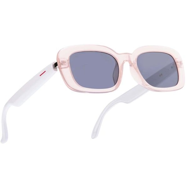 Mira Smartglasögon med UV-A / UV-B filtrerande solglasögon i vitt / rosa