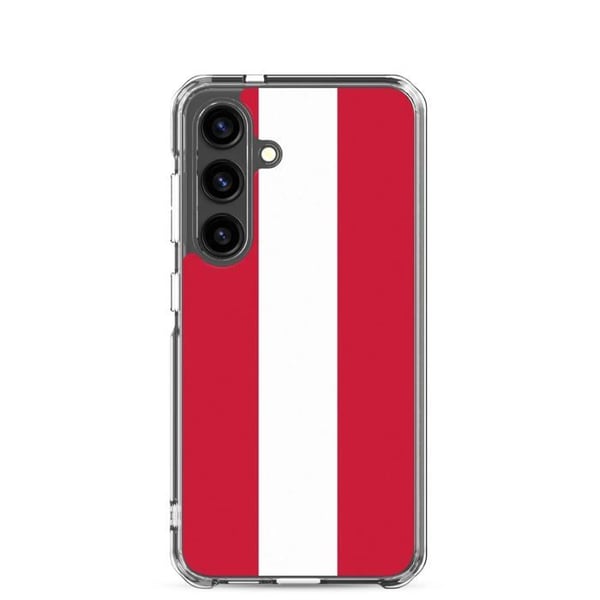 Mobilskal - Samsung - Galaxy S24 Plus - Österrikisk Flagga - Flexibel - Flerfärgad