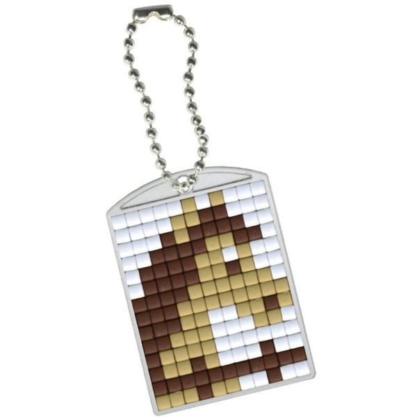 PIXEL Kreativt nyckelringskit 4x3cm - Häst