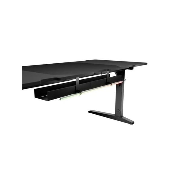 Bureau Gaming - GENESIS - Holm Modular - 180 cm - Stål och MDF - LED-belysning
