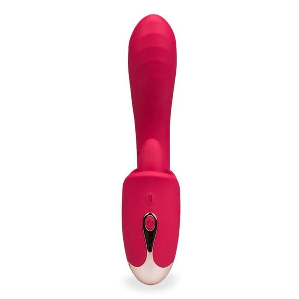 Kaninvibrator med tunga Feeling - Röd