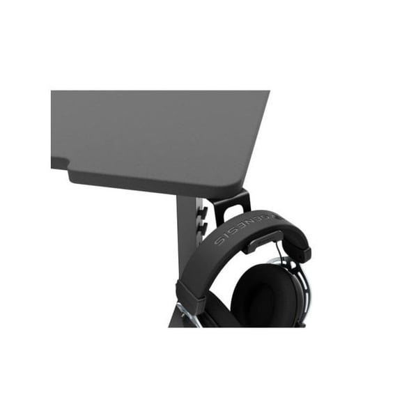 Bureau Gaming - GENESIS - Holm Modular - 180 cm - Stål och MDF - LED-belysning