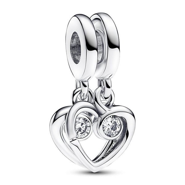 Pendentiv för kvinna - Silver - 793232C01 - Hjärta - Rena silver 925/1000 - Kubisk zirkonia