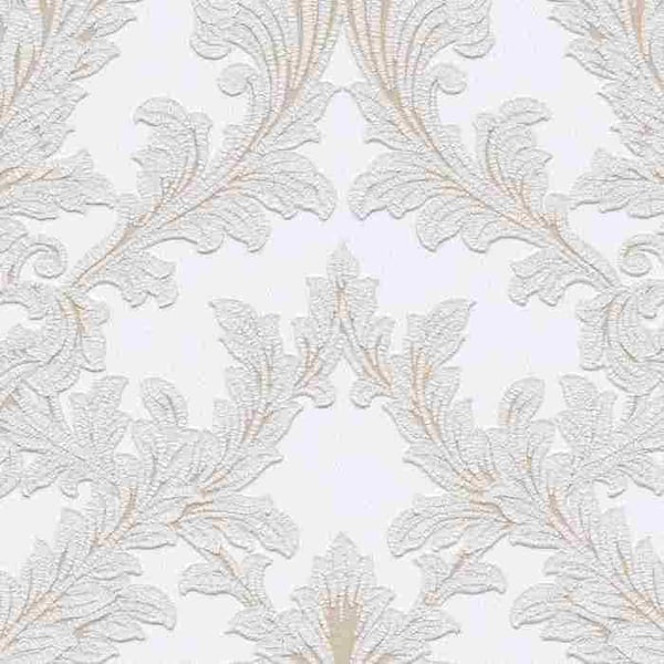 vinyl expanderat 10159-31 non-woven tapet barock 0.53 x 10.05 m Erismann Effekt grå