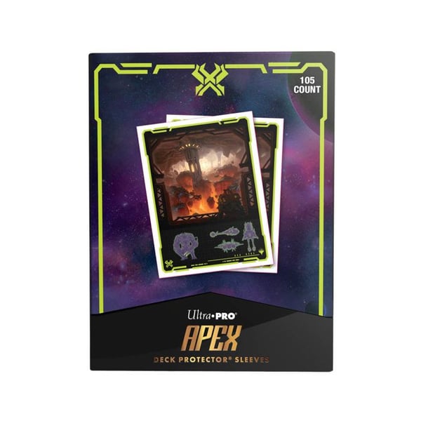 Ultra Pro - Magic: The Gathering - Vid Evighetens Portar - Förpackning med 105 Apex Kavaron-spelkortsskydd, Minnesvärld - UK