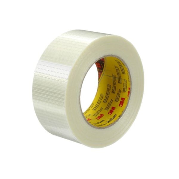 Scotch® Dubbelriktad Fibertape 8959, Färglös, 50 mm x 50 m, 0,15 mm_89595050