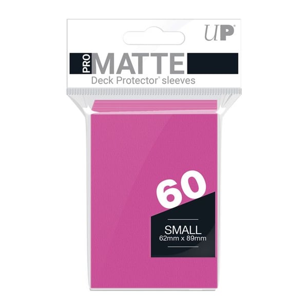 Skyddskort - Small Pro-Matte - Stark Rosa - 60 enheter - Syrafri - Professionell