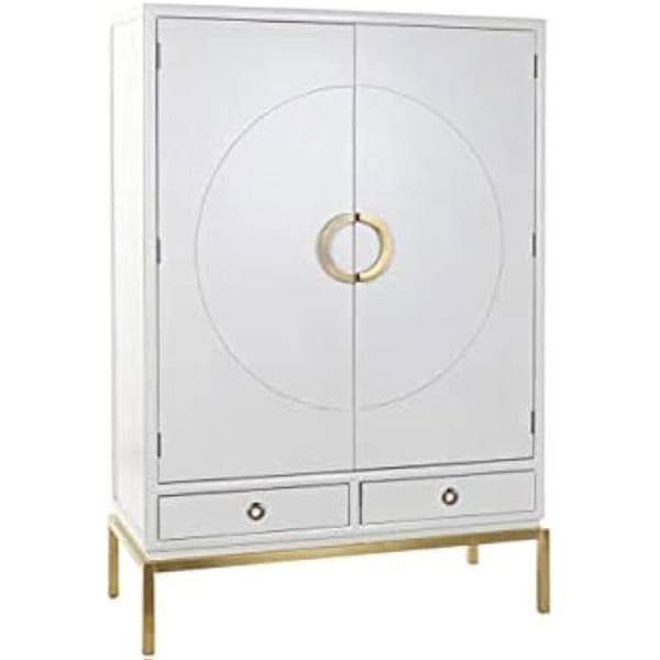 Köksmöbel - DEKODONIA - 120 x 50 x 175 cm - Lackad metall - 1 låda - Modern stil