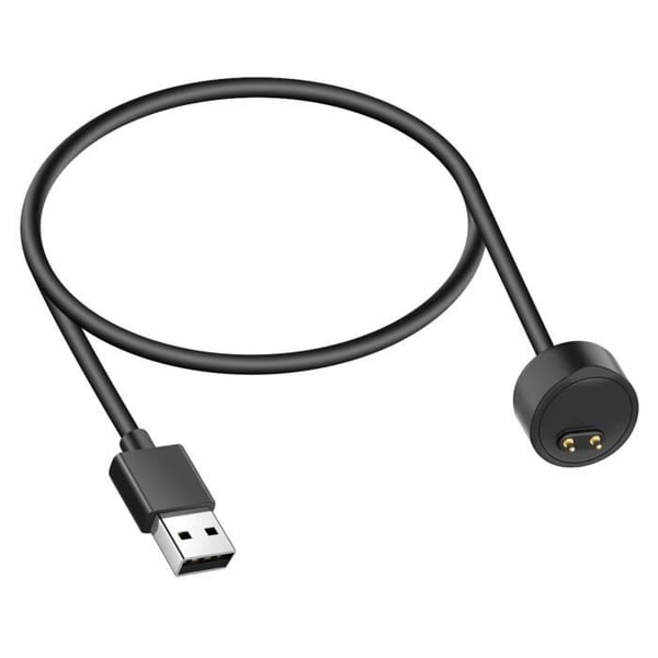 USB-laddningskabel till Xiaomi Mi Band 7 / Mi Band 6 / Mi Band 5 50cm Akyga Svart