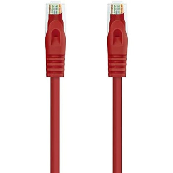 Nätverkskabel - NANO CABLE - 10.20.1800-L25-R - CAT.6A UTP - 25 cm - Röd