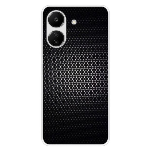 Tryckt silikonfodral som är kompatibelt med Xiaomi Redmi 13C 4G Dark Metal