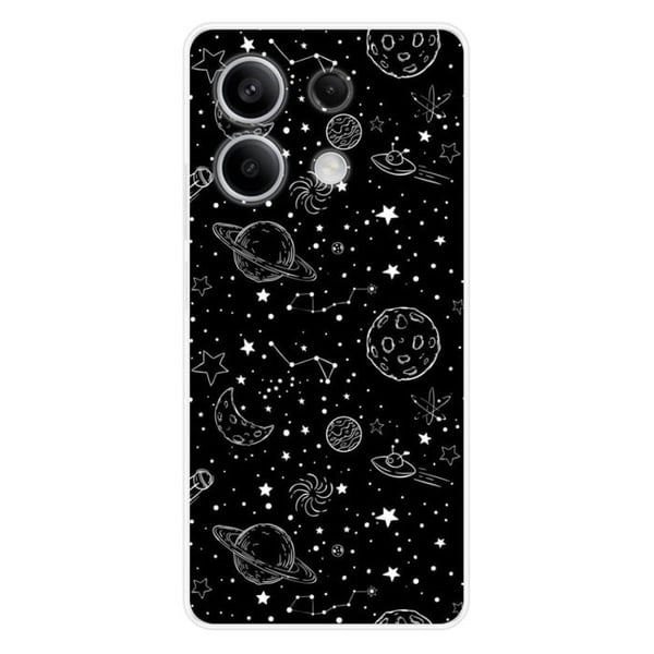 Silicone-skal med tryck kompatibel med Xiaomi Redmi Note 13 5G Galaxy draw