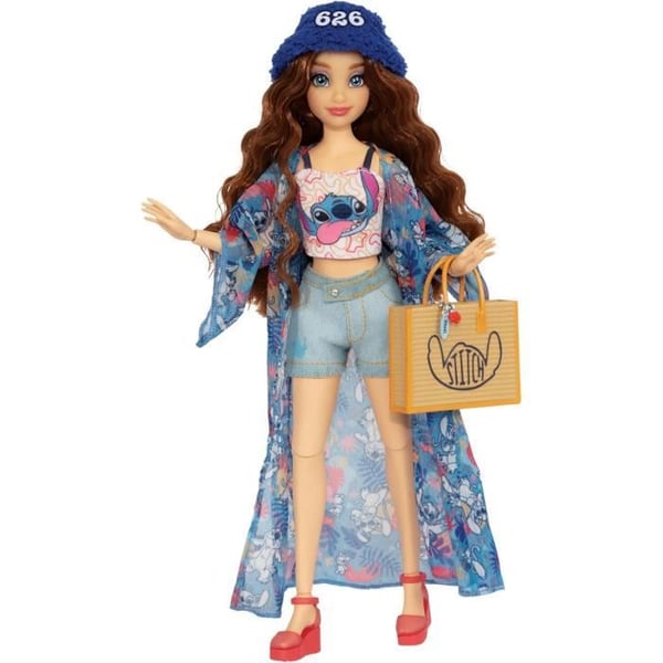 "Poupé Stitch - Disney - ILY 4EVER - 30 cm - 13 ledpunkter - 2 kompletta outfits"