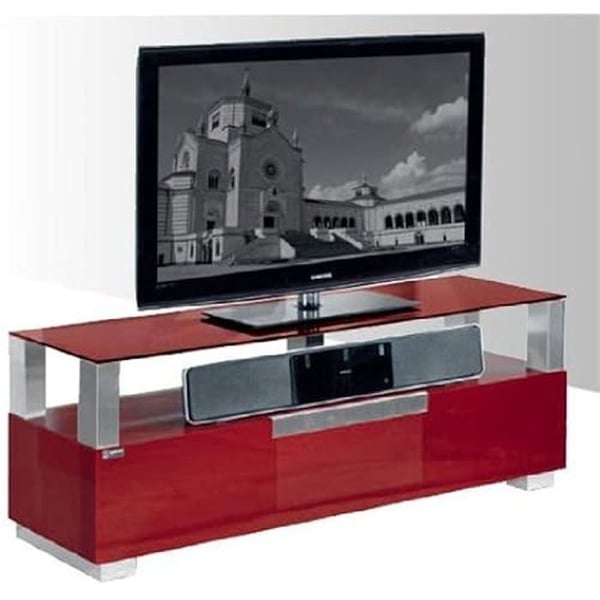 TV-hylly - MUNARI - Milano MI328 - Punainen - Maksimikoko 61"-70"