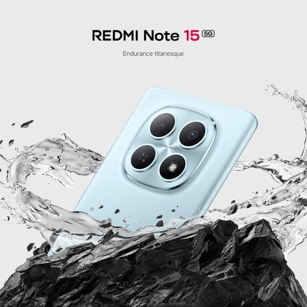 REDMI Note 15 5G Lila 8 GO + 256 GO Batteri på 5 520 mAh med en slank stil