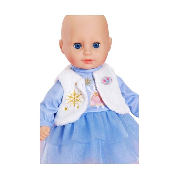 Vinterkjole - ZAPF CREATION - BABY born - Blå - Fleecejakke - 36 cm