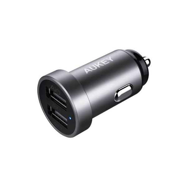 Aukey - Biladapter 24W med 2 portar Enduro Duo- USED