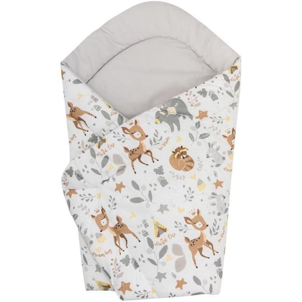 Bomimi Snabb omslag mjuk reversibel djur beige