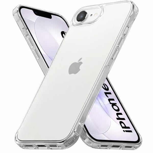 "Skal för iPhone 17e - Transparent Silikon Gel TPU Skydd Mjuk Ultra Tunn Phonillico®"