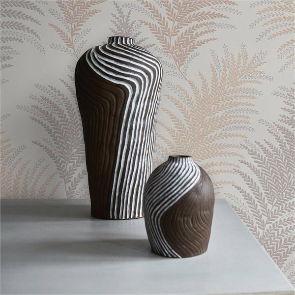 Tapet Dungel Ginevra M1-No.2143 Tapet av papper Beige Natur Grädde