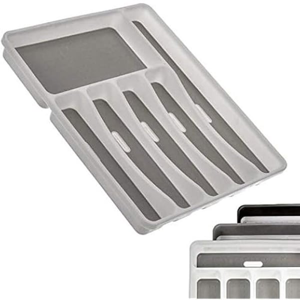 Besticklåda - Dekorum - Plast - 6 separatorer - 40 x 32,5 x 5 cm