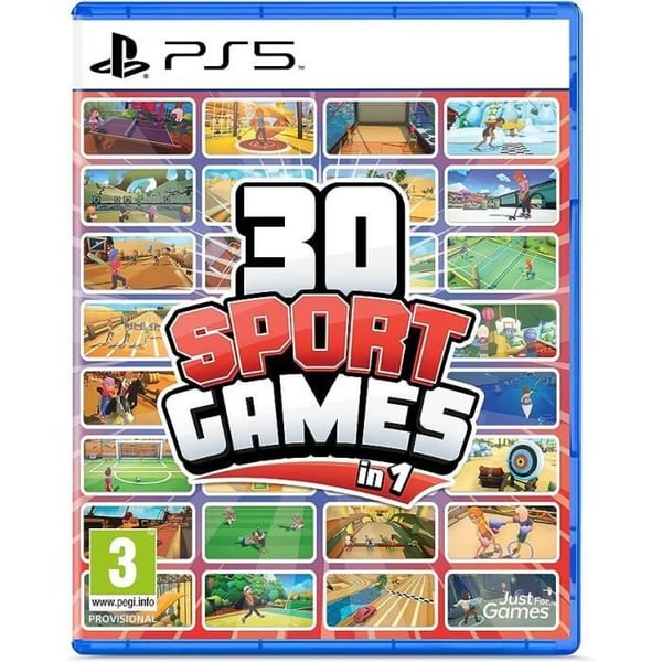 Videospels - PS5 - 30 Sportspel i 1 - PEGI 7+ - Flerspelarläge - 30 Olika Sporter