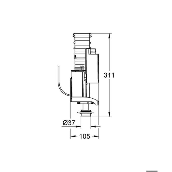 AV1-ventil Ref 42320000 Komplett systemventil