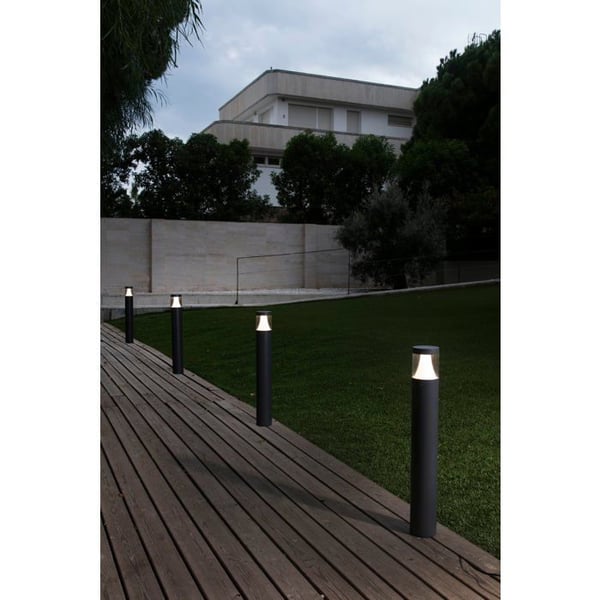 Lampe balise - PLIM - 71299 - Mörkgrå - Inbyggd LED - Utomhusbruk