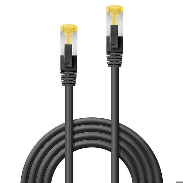 Nätverkskabel - LINDY - Cat.7 S/FTP - 3m - RJ45 - Guldpläterad - Spärrskydd