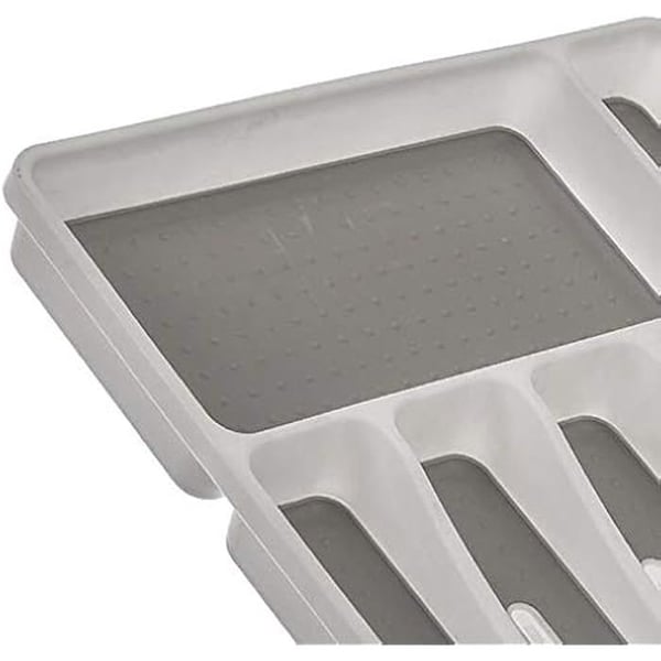 Besticklåda - Dekorum - Plast - 6 separatorer - 40 x 32,5 x 5 cm