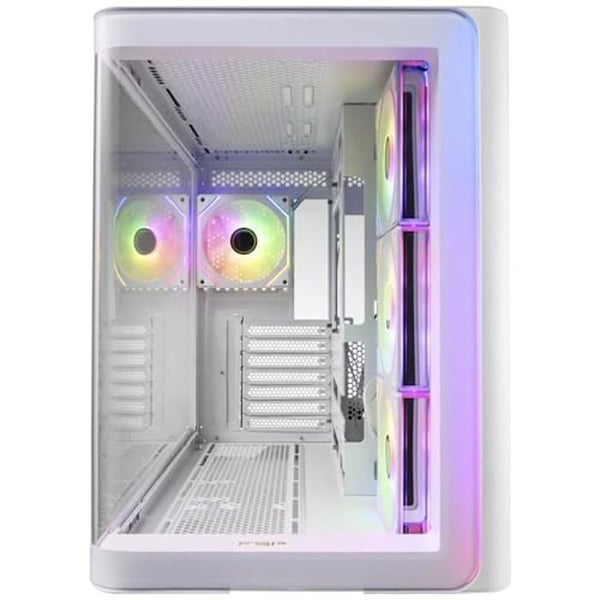 PC-chassi - Fortron - Geh Midi M580-WA - Härdat glas - ATX/M-ATX/M-ITX - Vit