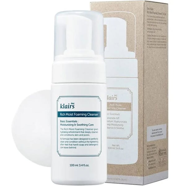 Rich Moisturizing Cleansing Foam 100 ml